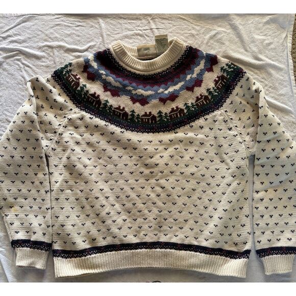Vintage Northern Reflections Winter Sweater, Rare size Large *AS IS* - Picture 2 of 15